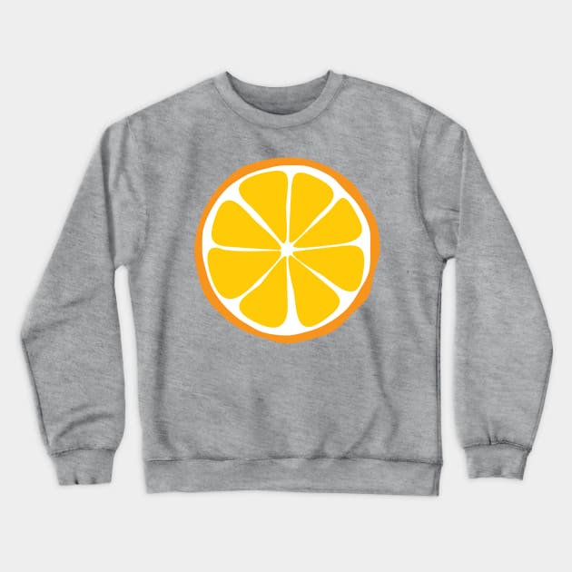 Retro Orange Crewneck Sweatshirt by LMHDesigns